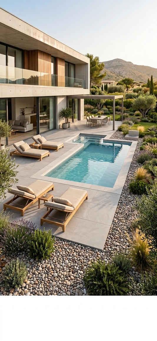 Piscine DAHLIA – 7,25 x 3,00 / 4,00 m