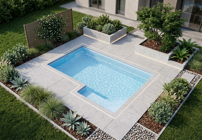Piscine LILAS – 4,20 x 2,40/3,00 m