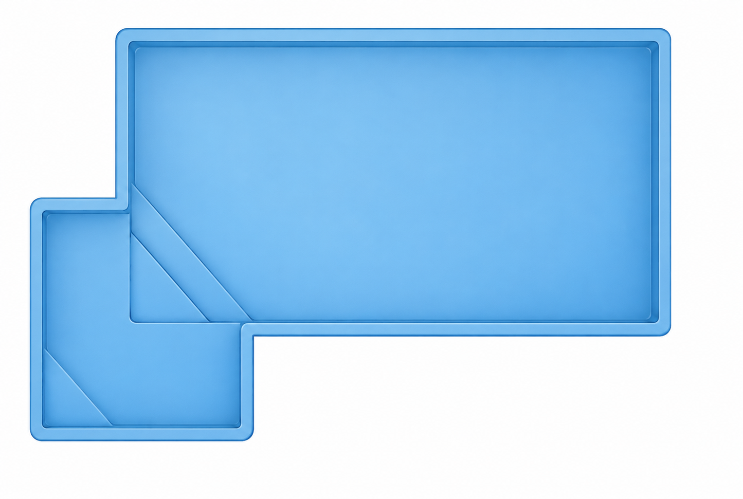 Piscine DAHLIA – 7,25 x 3,00 / 4,00 m