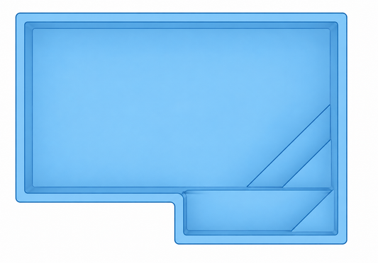 Piscine LILAS – 4,20 x 2,40/3,00 m